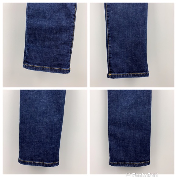 Cabi Clothing Authentic High Straight Dark Wash Distressed Jeans, #3561, 2 - Picture 11 of 16